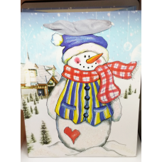 Mirdzošs un stingrs dāvanu maisiņš 